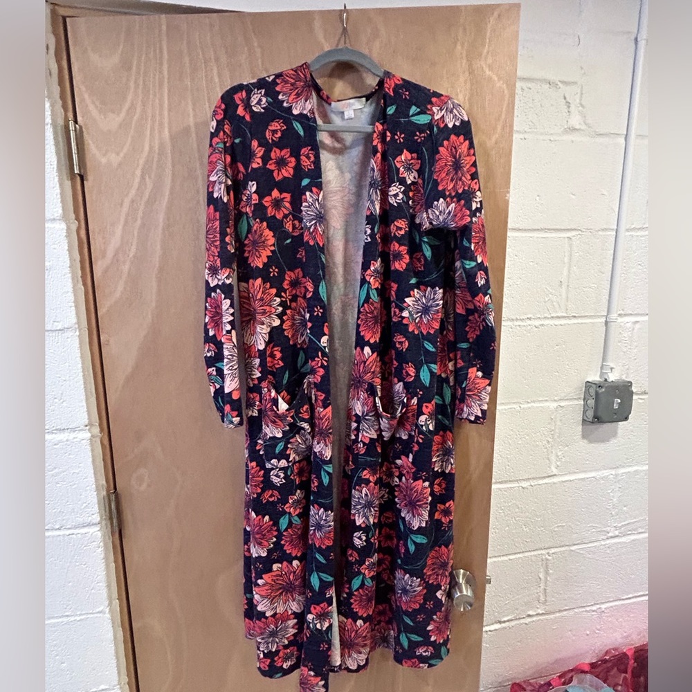 Bright and Cheerful floral Lularoe Sarah Cardigan